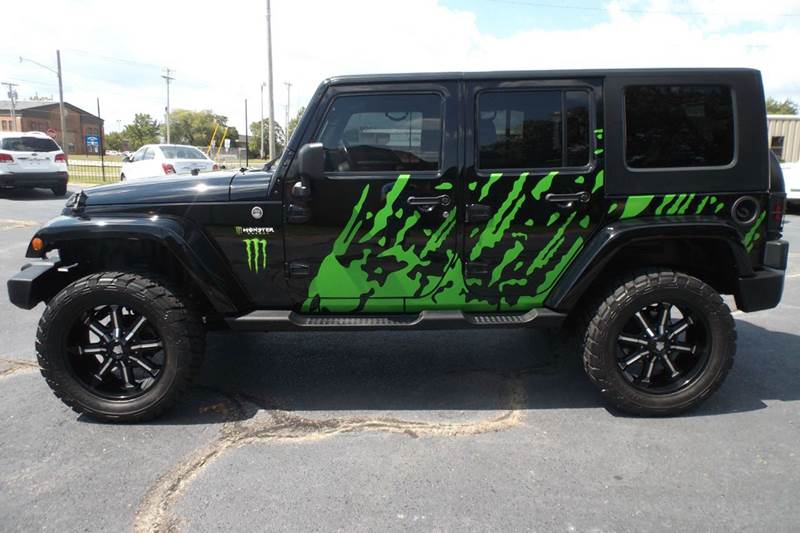 one of a kind 2009 Jeep Wrangler Unlimited Sahara monster
