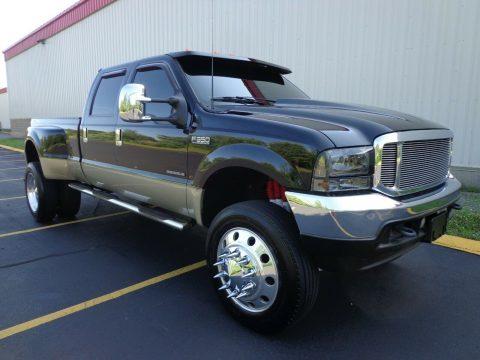 lifted 2001 Ford F 350 Lariat dually pickup monster for sale