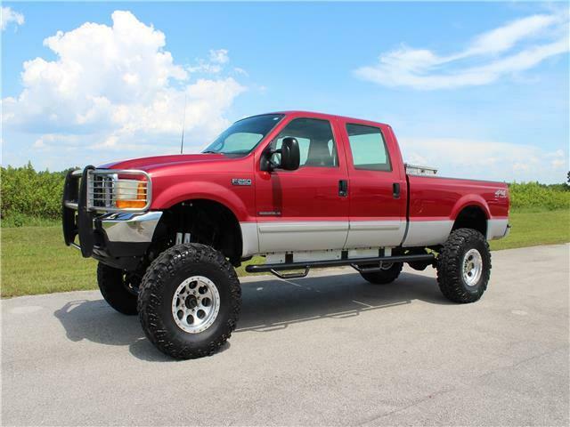 lifted 2001 Ford Super Duty F 250 XLT pickup monster