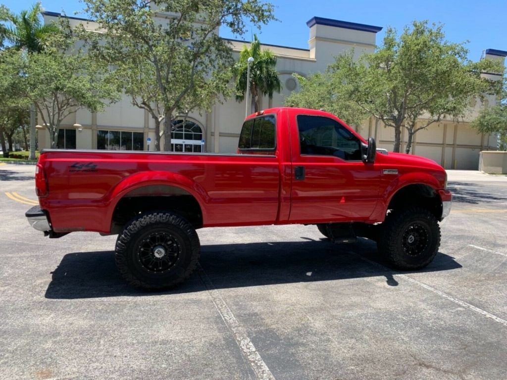 lifted 2005 Ford F 250 pickup monster