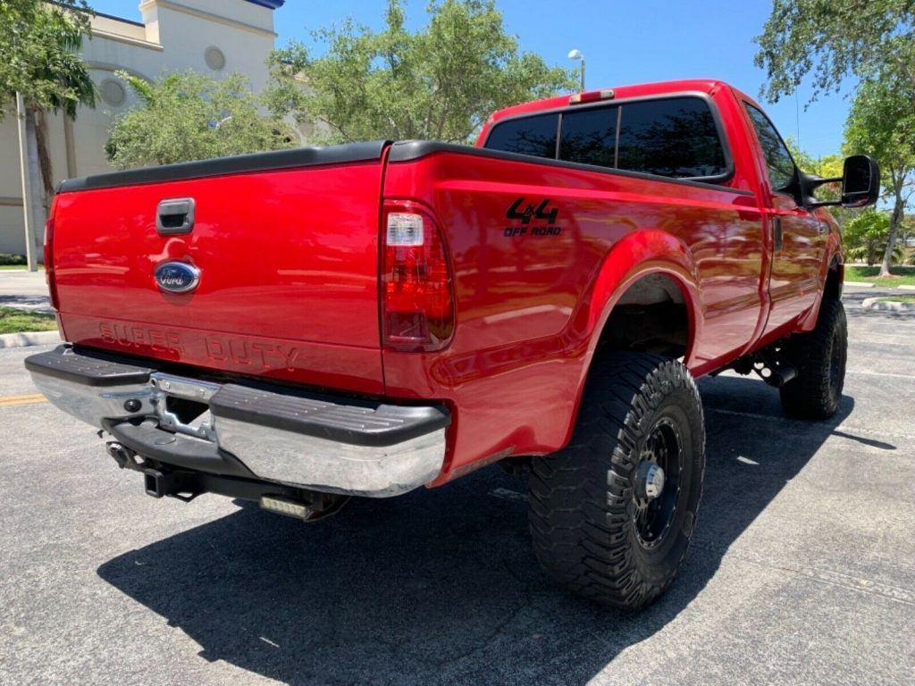 lifted 2005 Ford F 250 pickup monster