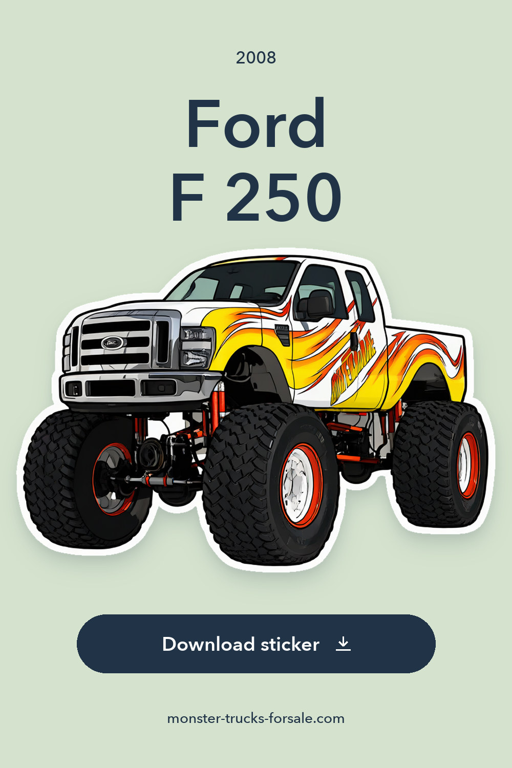 2008 Ford F 250 sticker preview